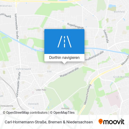 Carl-Hornemann-Straße Karte