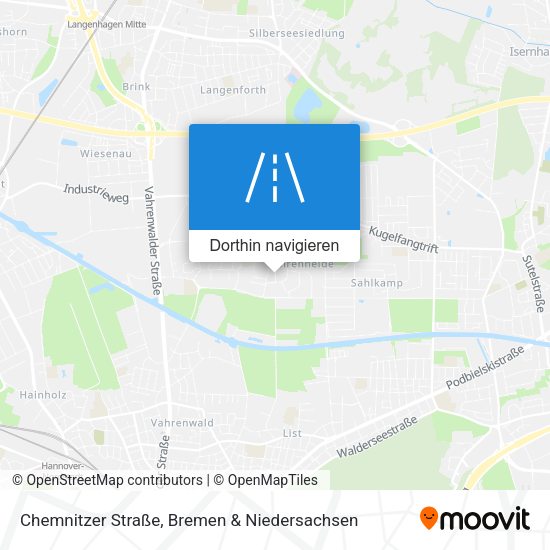 Chemnitzer Straße Karte