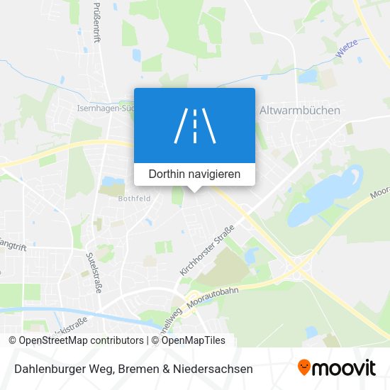 Dahlenburger Weg Karte