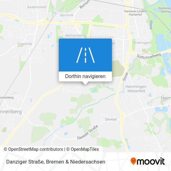 Danziger Straße Karte