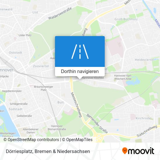 Dörriesplatz Karte