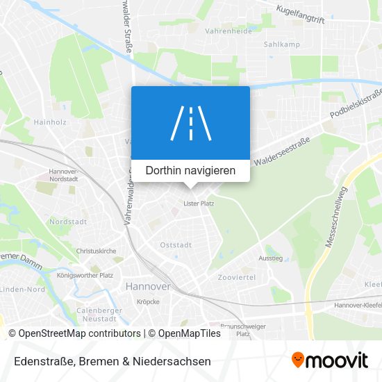 Edenstraße Karte