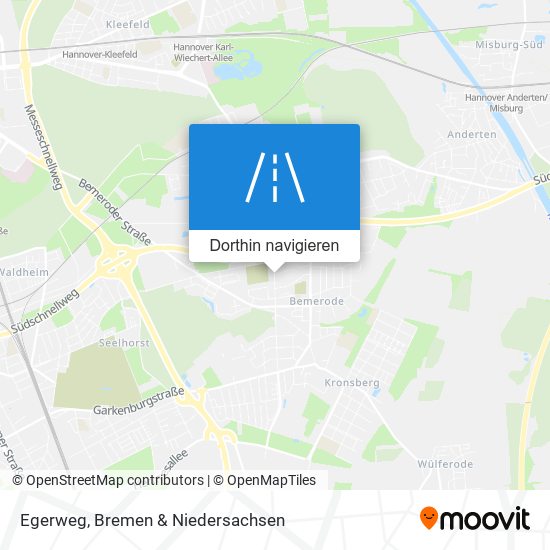 Egerweg Karte