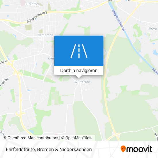 Ehrfeldstraße Karte