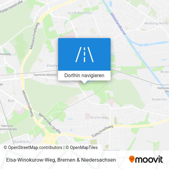 Elsa-Winokurow-Weg Karte