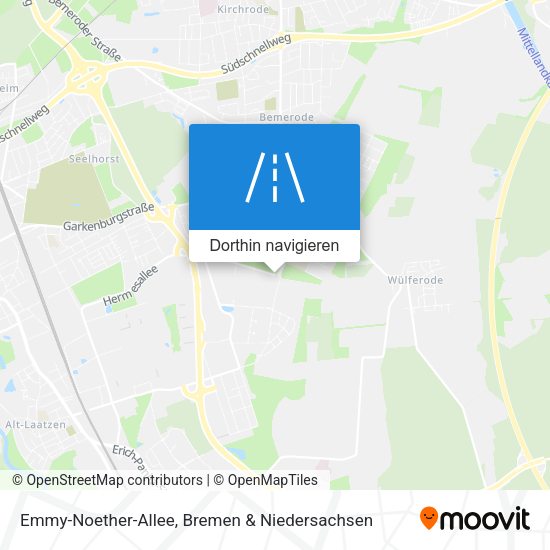 Emmy-Noether-Allee Karte