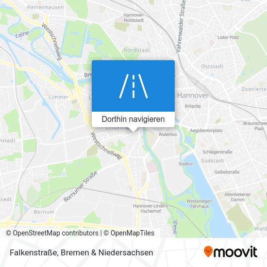 Falkenstraße Karte