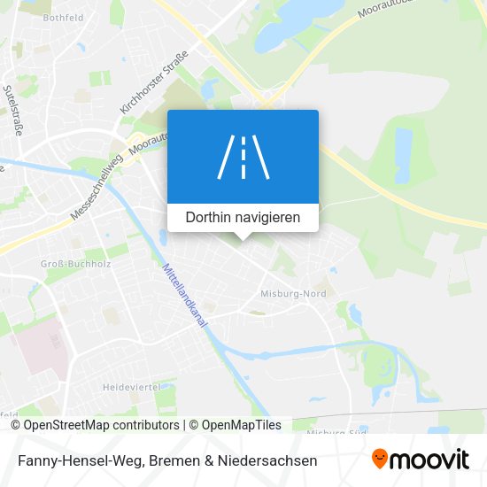 Fanny-Hensel-Weg Karte