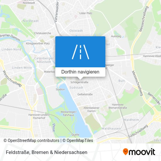 Feldstraße Karte