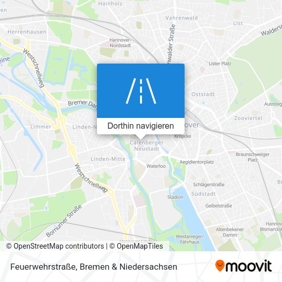 Feuerwehrstraße Karte