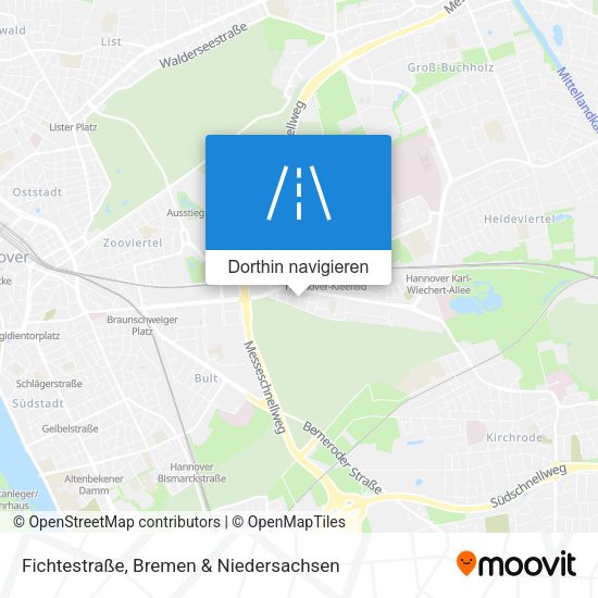 Fichtestraße Karte
