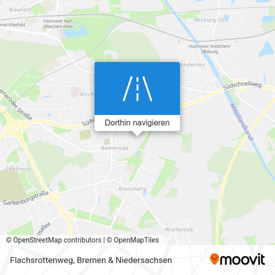 Flachsrottenweg Karte