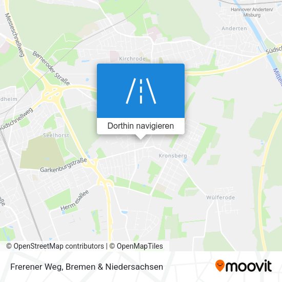 Frerener Weg Karte