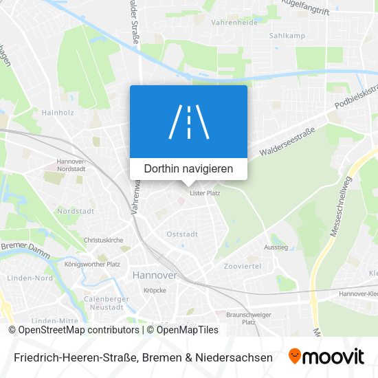 Friedrich-Heeren-Straße Karte
