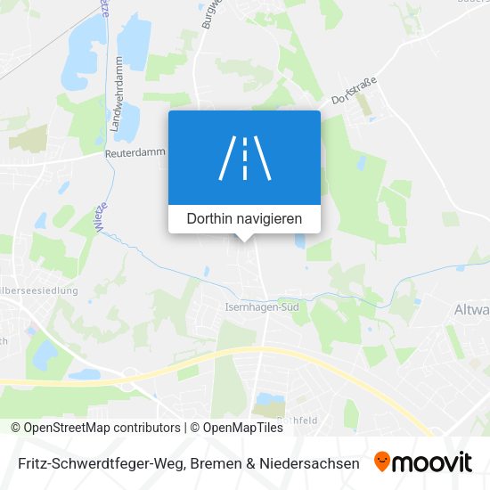 Fritz-Schwerdtfeger-Weg Karte