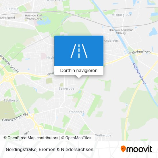 Gerdingstraße Karte