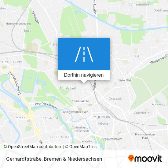 Gerhardtstraße Karte