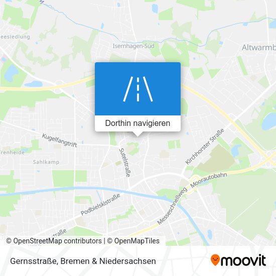 Gernsstraße Karte
