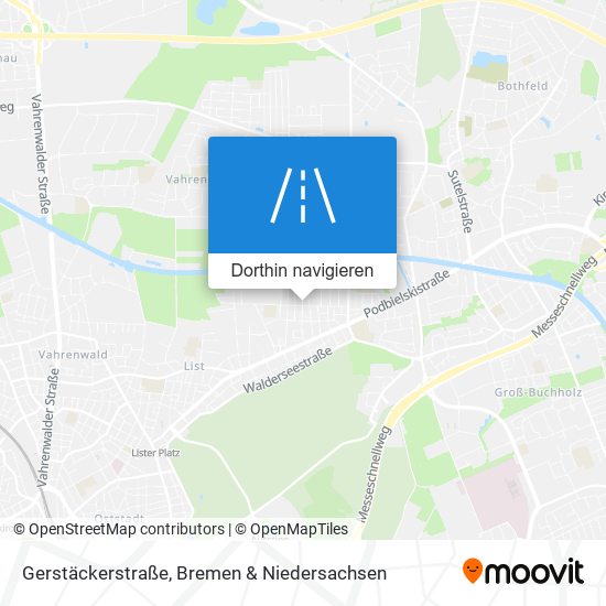 Gerstäckerstraße Karte