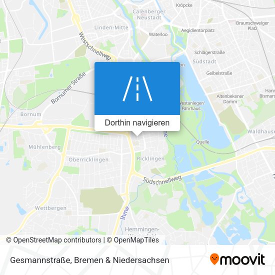 Gesmannstraße Karte