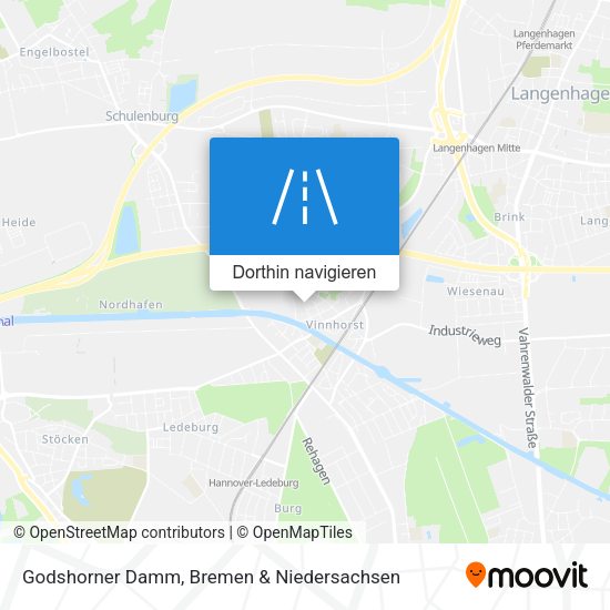 Godshorner Damm Karte
