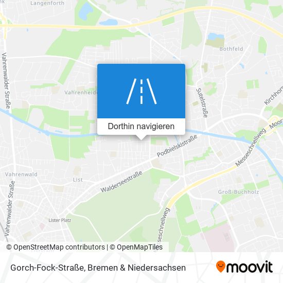 Gorch-Fock-Straße Karte
