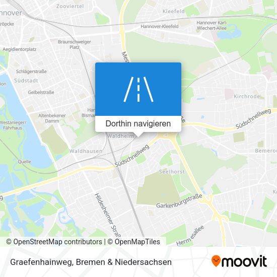 Graefenhainweg Karte