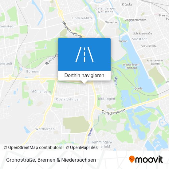 Gronostraße Karte