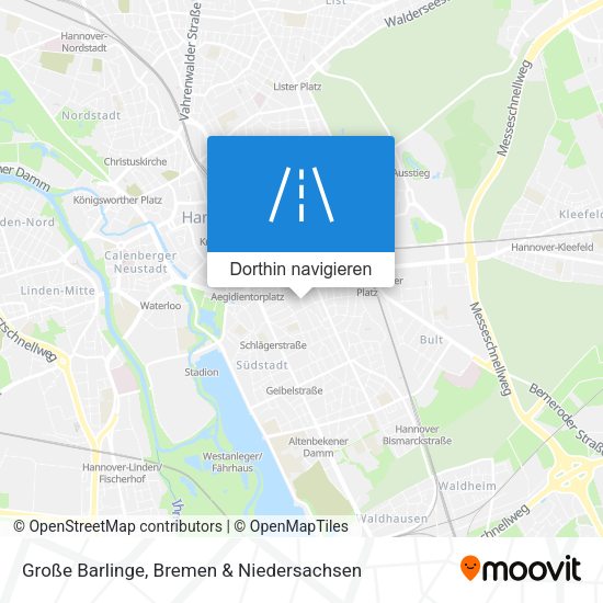 Große Barlinge Karte