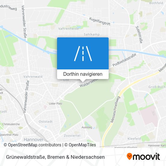 Grünewaldstraße Karte