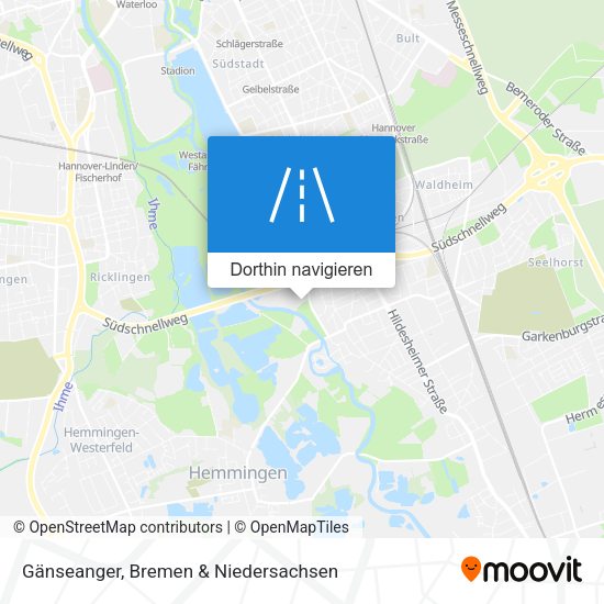 Gänseanger Karte