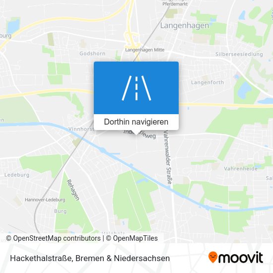 Hackethalstraße Karte