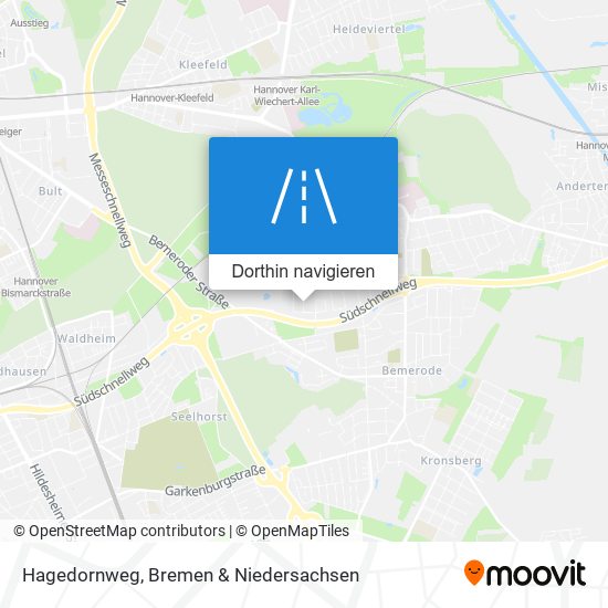 Hagedornweg Karte