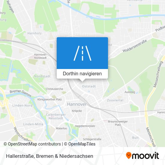 Hallerstraße Karte