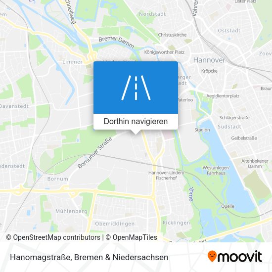 Hanomagstraße Karte