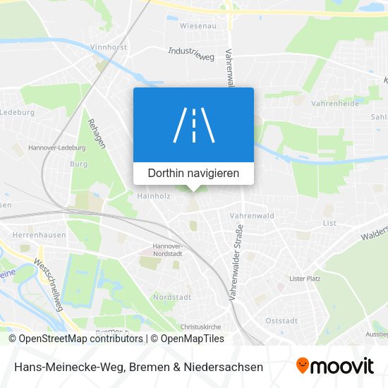 Hans-Meinecke-Weg Karte