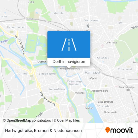 Hartwigstraße Karte