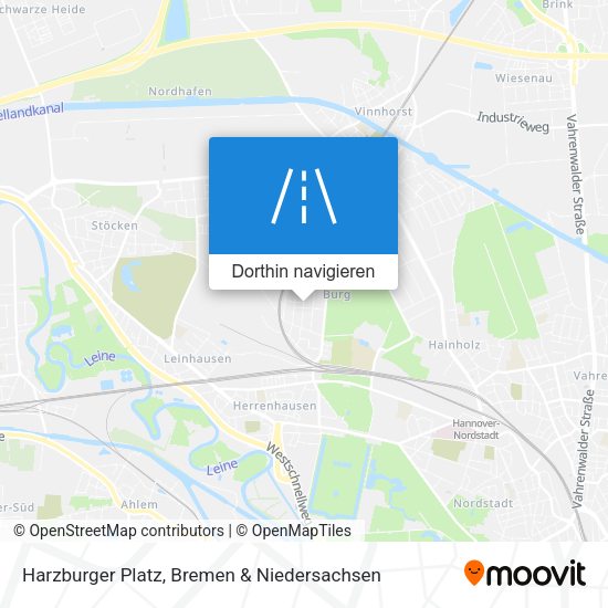 Harzburger Platz Karte