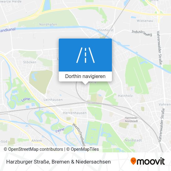 Harzburger Straße Karte