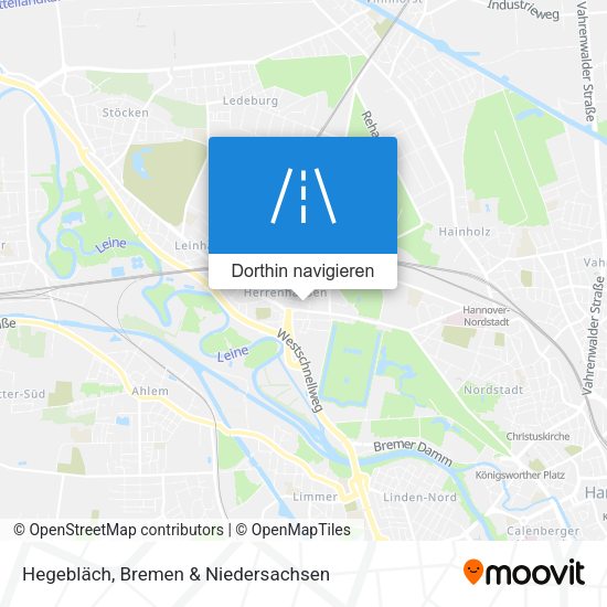 Hegebläch Karte