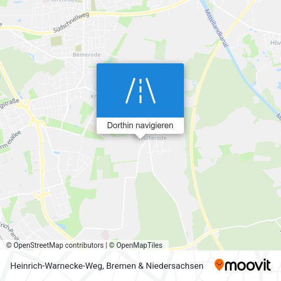 Heinrich-Warnecke-Weg Karte