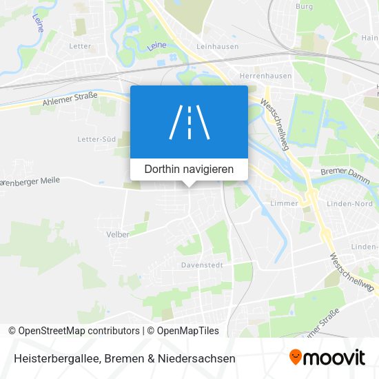 Heisterbergallee Karte