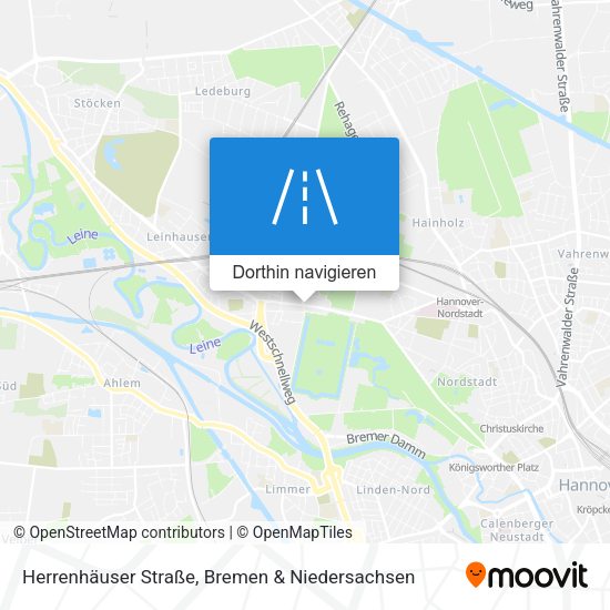 Herrenhäuser Straße Karte
