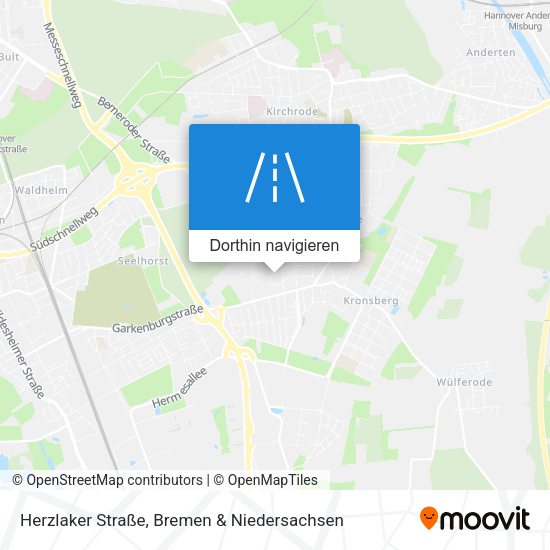 Herzlaker Straße Karte
