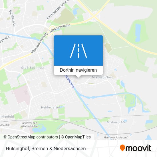 Hülsinghof Karte