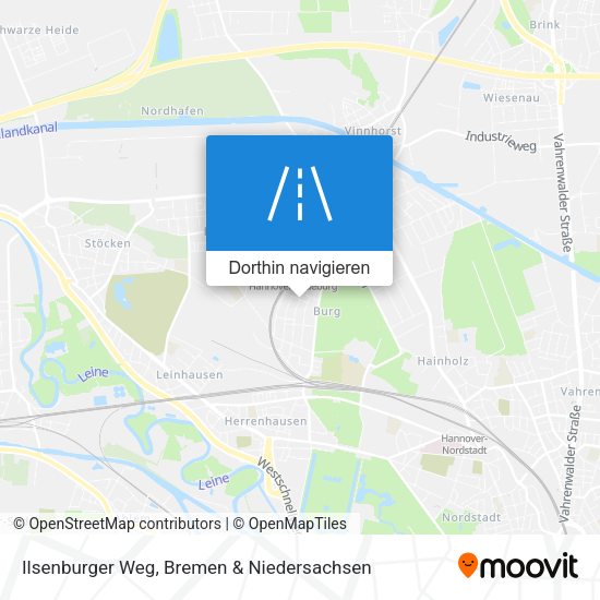 Ilsenburger Weg Karte
