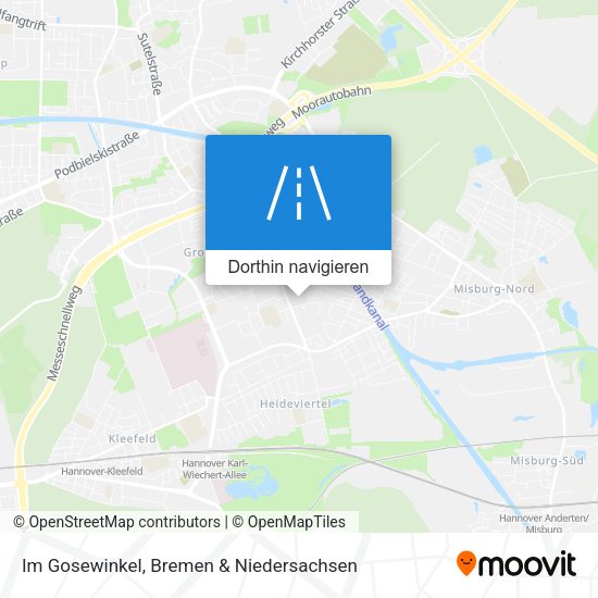 Im Gosewinkel Karte