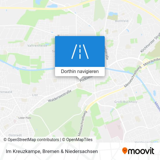 Im Kreuzkampe Karte
