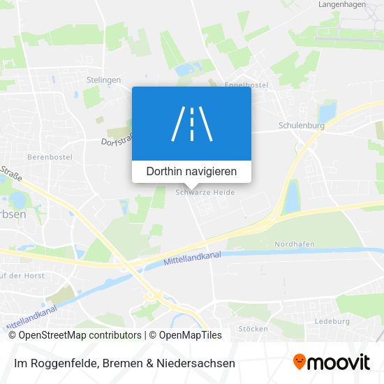 Im Roggenfelde Karte