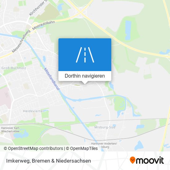 Imkerweg Karte